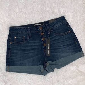 NEW DOLLHOUSE ANDIE Denim Shorts 11 / 30 Cuffed